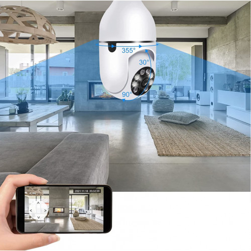 Wifi Wireless Light Bulb Camera - Image 5