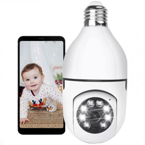 Wifi Wireless Light Bulb Camera - Image 4